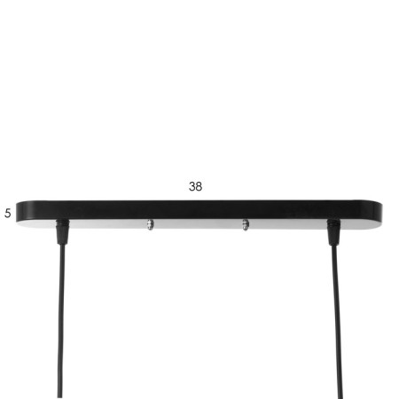 Lamp Bayerlux suspension Bayerlux 2he14 40W chrome d = 16, h = 20+60 cm-4