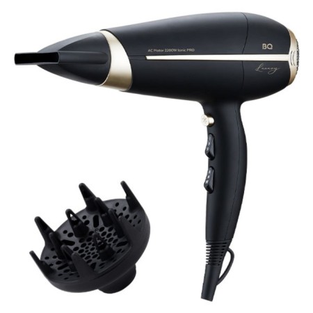 Feng BQ HD2021B, 2200 W, 2 speeds, 3 temperature conditions, black-golden