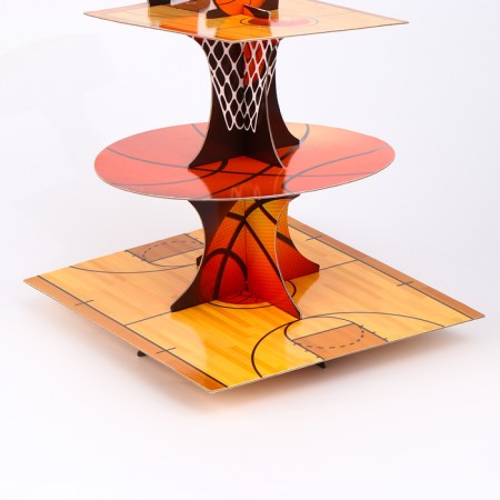 Basketball player cake stand-4