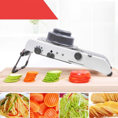 Magistro stormy vegetable engine, with a controlled cutting angle, stainless steel, 35 × 15 × 14 cm, white color-3