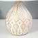Table lamp 38047/1 E14 40W white with a golden patina 23x23x32 cm