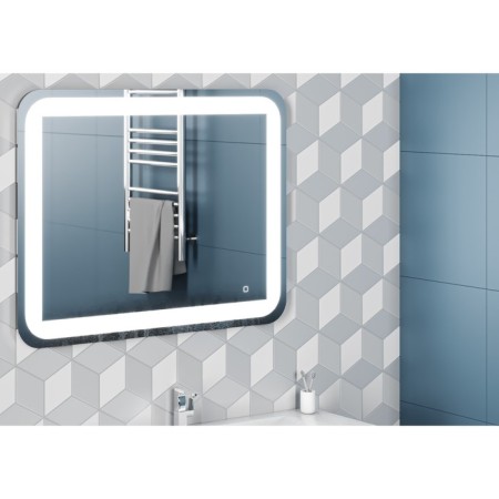 Domino Barcelona mirror, size 910x710 mm, with backlight-1