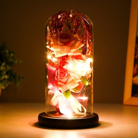 Nightlight "Bright Bouquet" LED from batteries 3haaa 11x11x22 cm Risalux-2