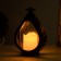 Nightlight "Middle lantern" LED from batteries 3HAAA Black 15x8.5x22 cm