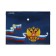 The convert folder on the A5 button, 180 μm, Devente "Coat of arms" Blue