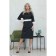 Female dress, size 46, black color