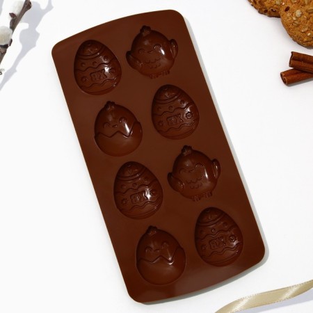 The silicone form for baking "Light Easter!", 10.6 x 20.7 cm.-2