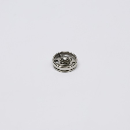 The buttons are sewing, d = 10 mm, 36 pcs, silver color-2