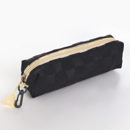 School backpack, set 2 in 1,+ pencil case in a cage, 40x28x13 cm, black color-12