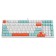 Keyboard A4Tech FS300 Mechanical white USB for Gamer LED (FS300 Panda Snorkleni 106853