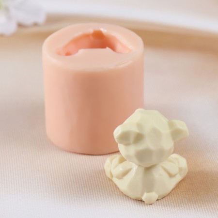 Silicone Mold "Mishka Geometry" (prayer 4.3x3x4 cm)-2