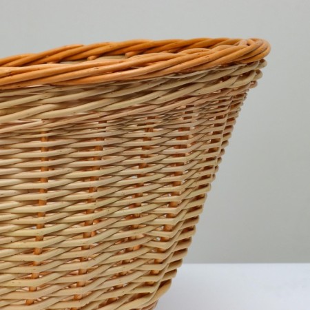 Mushroom basket, 12 l, bottom 19 × 29 cm, top 30 × 49 cm, h = 20/23/34, willow-7