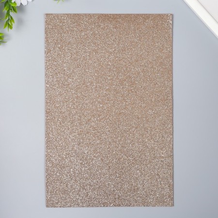 Foamiran glitter 4 Hobby 2 mm, central gold, 20x30 cm-2