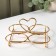 Glass Mengitsa "Heart", 530 ml, 13 × 21.7 cm, 4 pcs