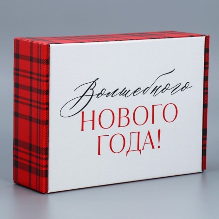 Folding box "Cell", 30.7 x 22 x 9.5 cm, New Year-3