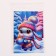 Application with rhinestones for the New Year for children "Bunny", A6, New Year's set for creativity