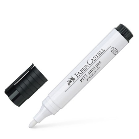 Capillary Handle Faber-Castell Pitist Artist Pen Bullet Nib White, 2.5 mm