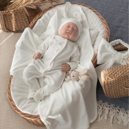 Kinderlitto “Knot” discharge kit, 4 items, height 50-56 cm, color milk-3