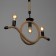 Bayerlux chandelier "Gablis" 3he27 Black 70x10x65cm