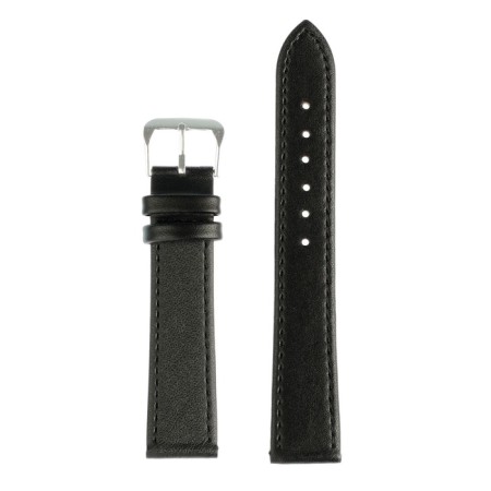 Solomon watch strap, 18 mm, genuine leather, L-20 cm, black-5
