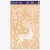 Stickers for the windows of the "Magic New Year", reusable, 33 x 50 cm, New Year