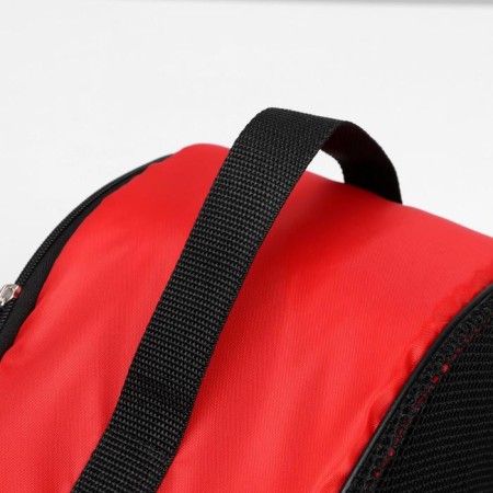 Bag - Animal Carriage, Oxford, 36 x 17 x 25 cm, Red-4