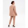 Jacket female double -breasted mist size 50, beige color