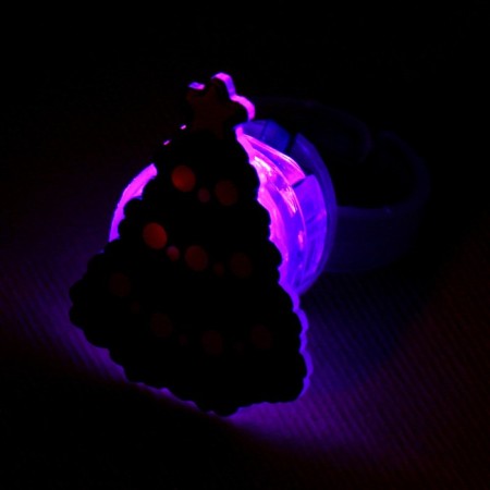 Ring with a spin "Christmas tree" 3x3x3 cm-2