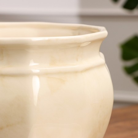 Set of pots 3pcs. "Mirage" white: 14.5l. 5.3l, 2l-3