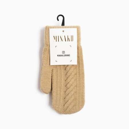 Women's mittens minku single-layer, rr 23 cm, central-3