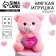 Soft toy "Cosmos is you!", Bear, MIX color