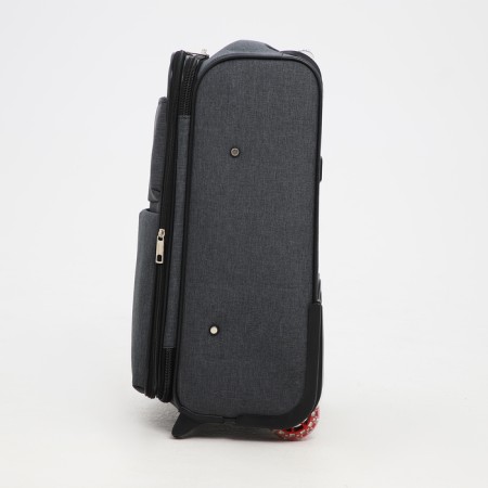 Small 20 suitcase, a lightning department, code lock, 3 wheels, 2 outer pockets, color gray color-2