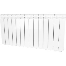 Aluminum radiator Stout Bravo, 500 x 80 mm, 14 sections, lower right connection