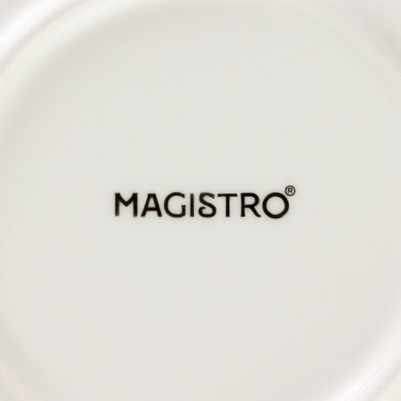 Porcelain dessert plate Magistro "Lunar Ocean", D = 22 cm-4