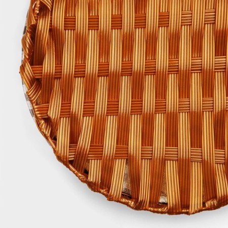 Basket for fruits and bread Daulas "Home Comple", D = 25.5 cm, chocolate color-5