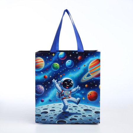 Bag children Cosmos, 23*12*25, Department without lightning, Blue-1