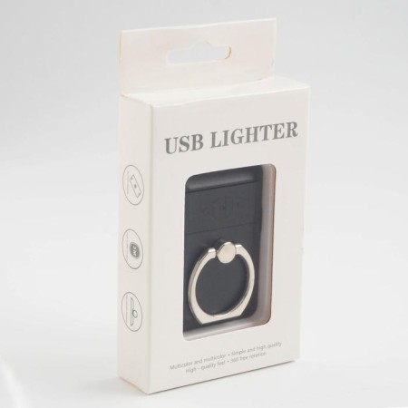 Electronic lighter with a holder ring (popcock), spiral-5