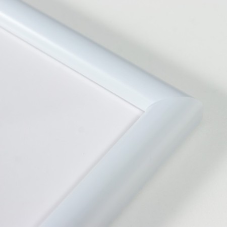 Photo frame Plastic "Mira" 21x29.7 cm, (A4) White (plastic screen)-3