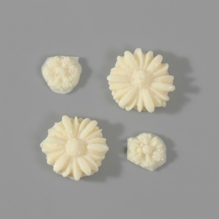 Silicone Mold "Bun Rose" D-3 cm mix-3