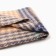 Female scarf, beige color/blue, size 30x180
