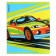 Notebook of 48 sheets in the Erichkrause "Neon Car", glossy lamination, cover coated cardboard, mix
