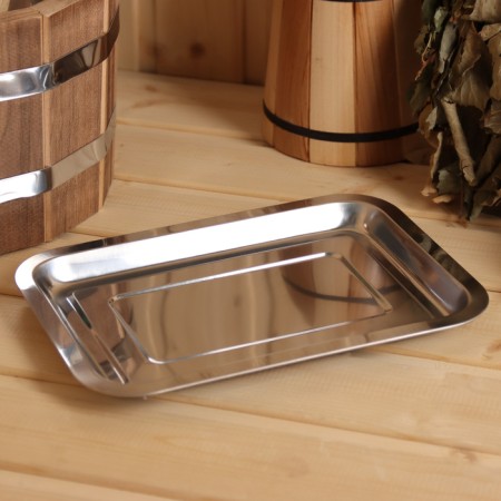 Substantine Patron for Salt Briket, Stainless Steel, 27x20cm-1