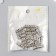 Busina for creativity Metal "Bulge with flowers" silver G148B443 0.8x2 cm