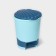 Garbage bucket, 10 l, with pedal, blue color