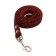 Leather leather single -layer long, 2 m x 2 cm, brown