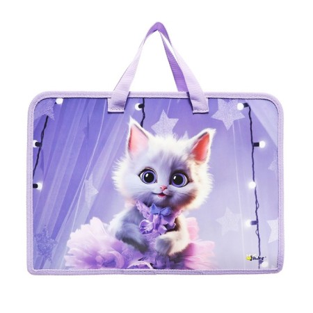 Folder with handles plastic A4 75mm 340*245 PT-14-4 Virgin Betty (handles-shi) 73138-2