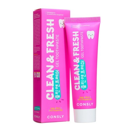 Consly Clean & Fresh gel paste with sage extracts and provitamin B5, 105 gr