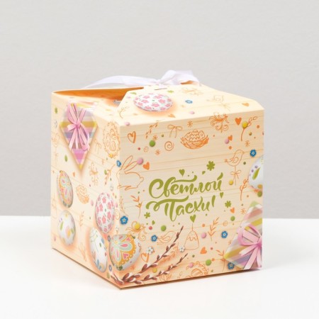 Folding box "Easter", 14 x 14 x 14 cm,