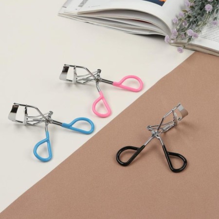Eyelashes curls, rubberized handles, color mix-1