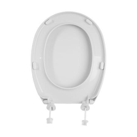 The toilet seat "Ani Plast" WS0200, plastic fastening, white-3